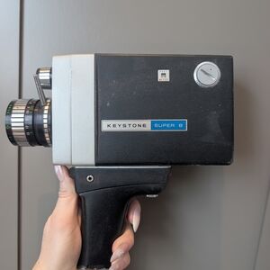 Super 8 Black and Silver Camera